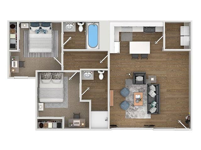 2x2 Apartment in Denton Sublet