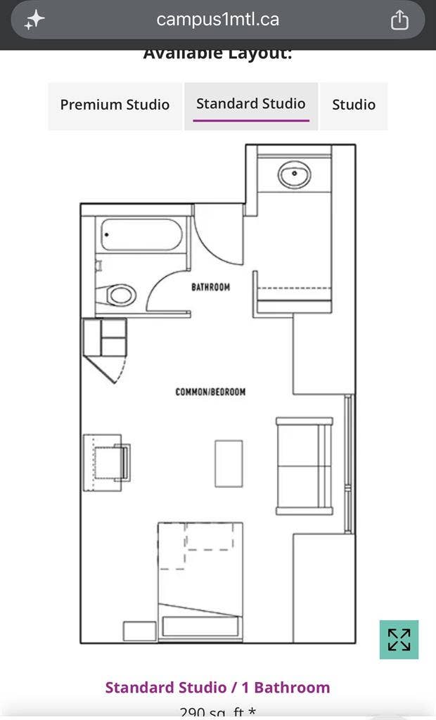 Sublet for May- August 20th