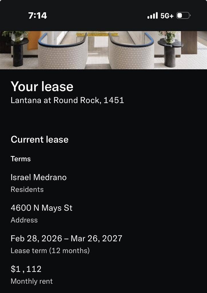 Take over my lease