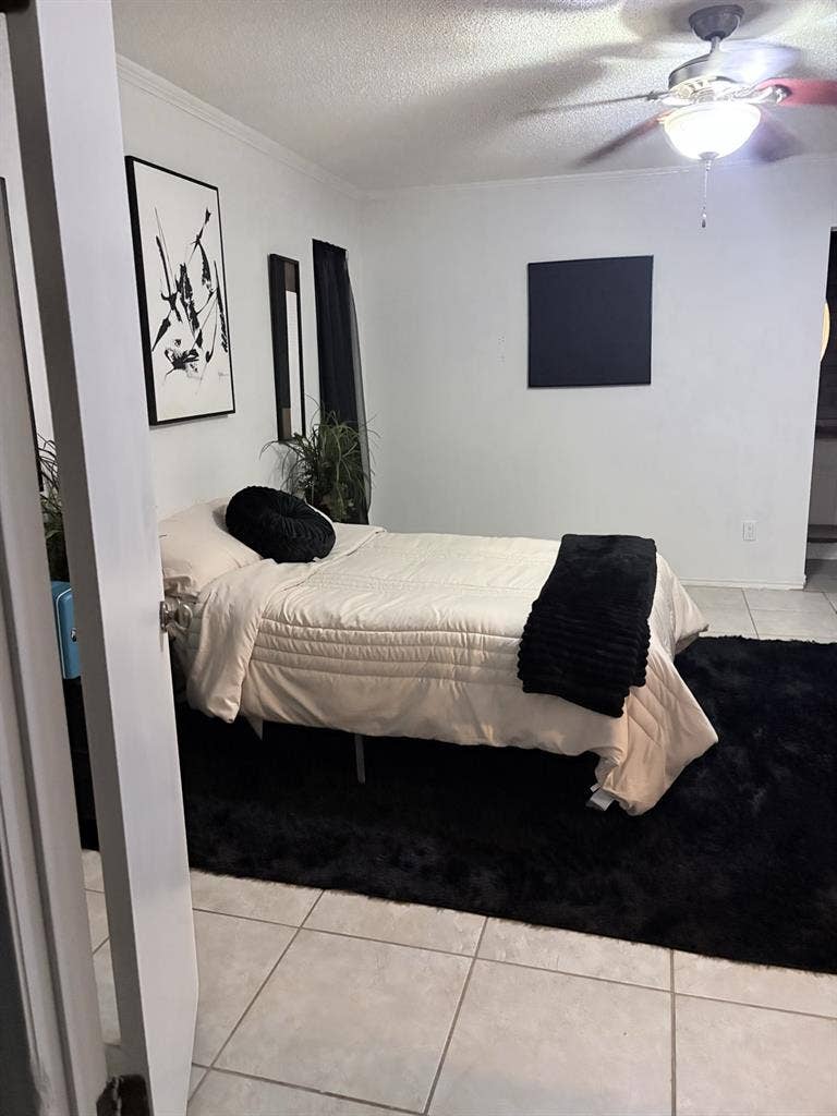 Master bedroom and adjoining room