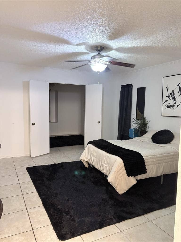 Master bedroom and adjoining room