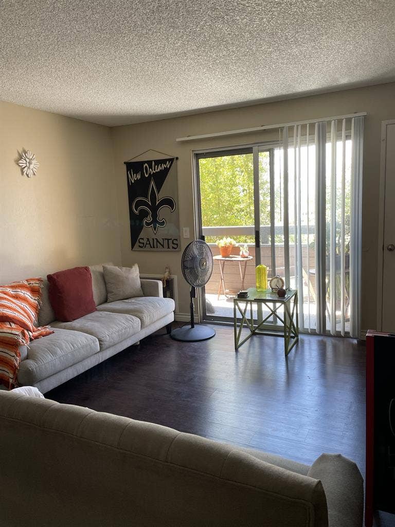 Private bedroom, bath and parking