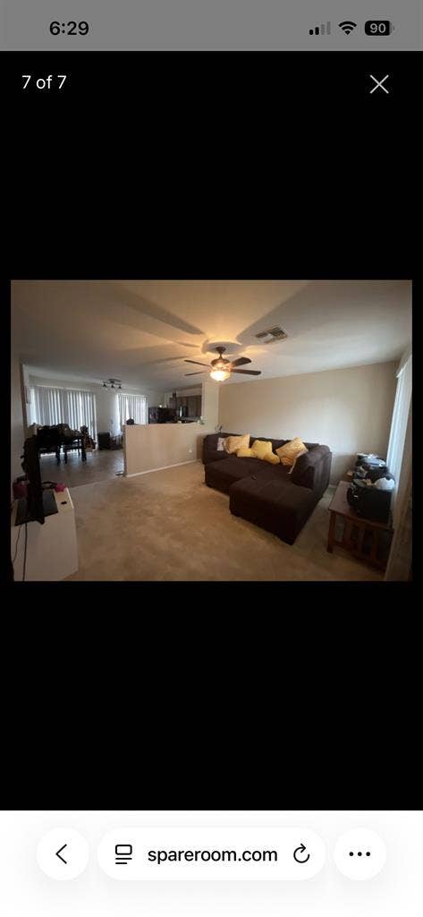 Bedroom for rent in 2 bedroom house