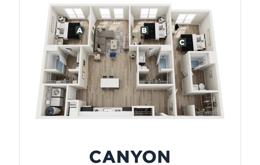 Sublet apartment room