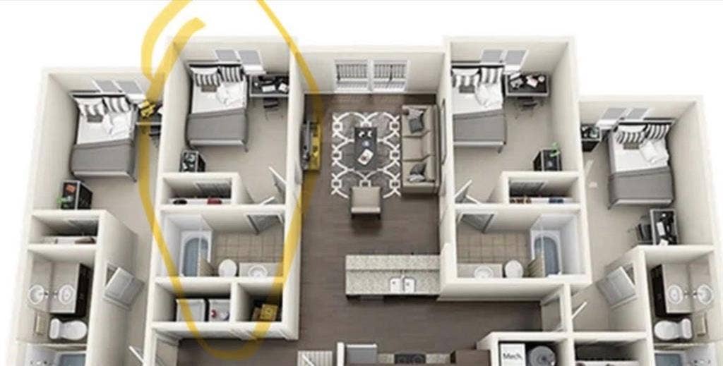 sublease from June 1st to July 27th