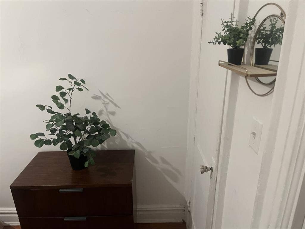 2 bedroom corner unit apt top floor