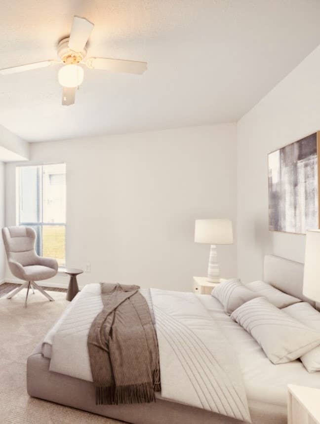 1,2 and 3 bedrooms available