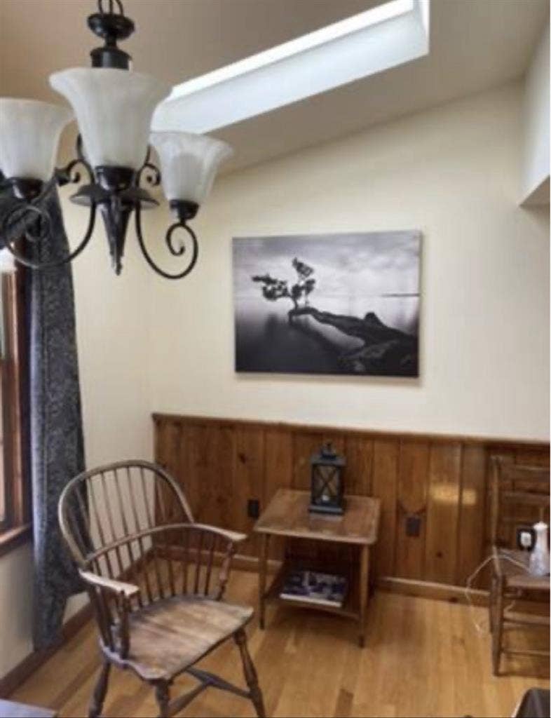 Furnished room in a country home