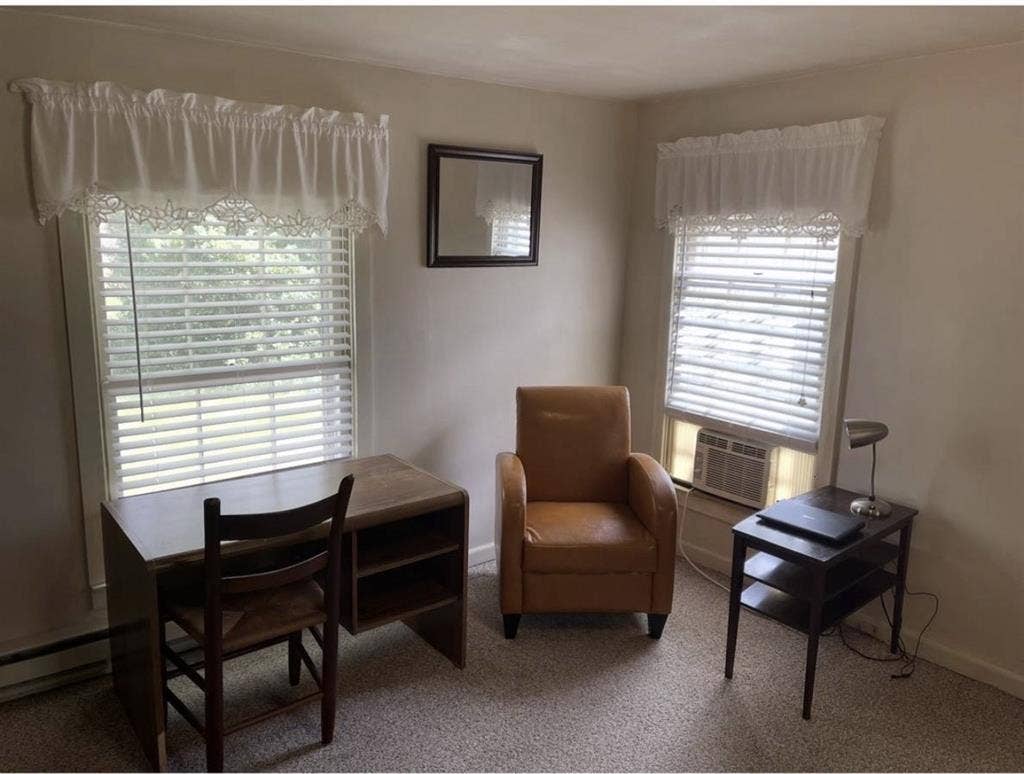 Furnished room in a country home