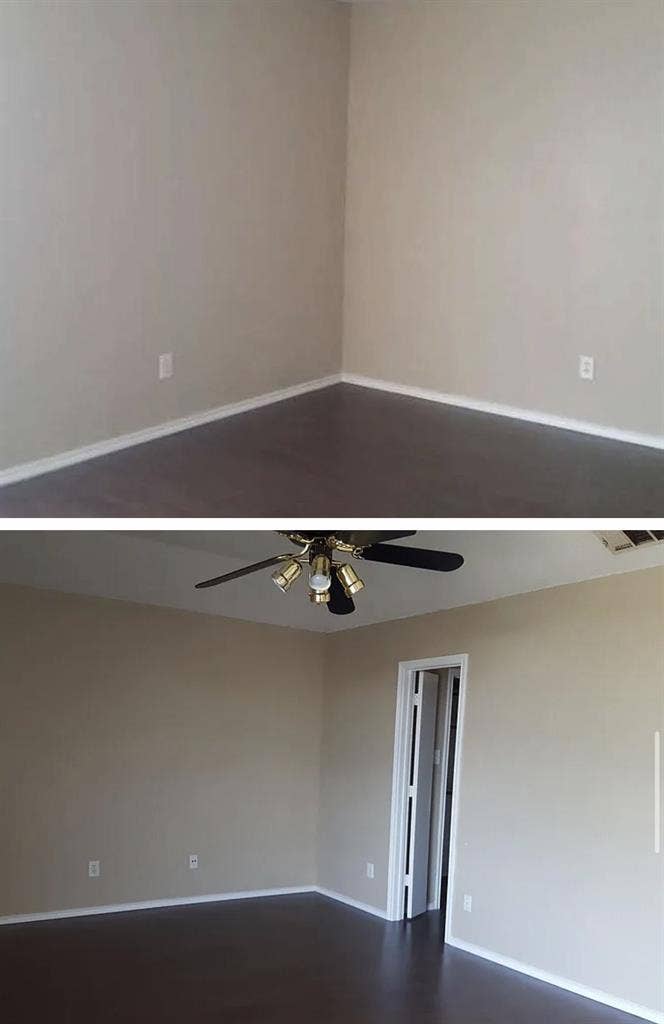 Home is furnished, room is not