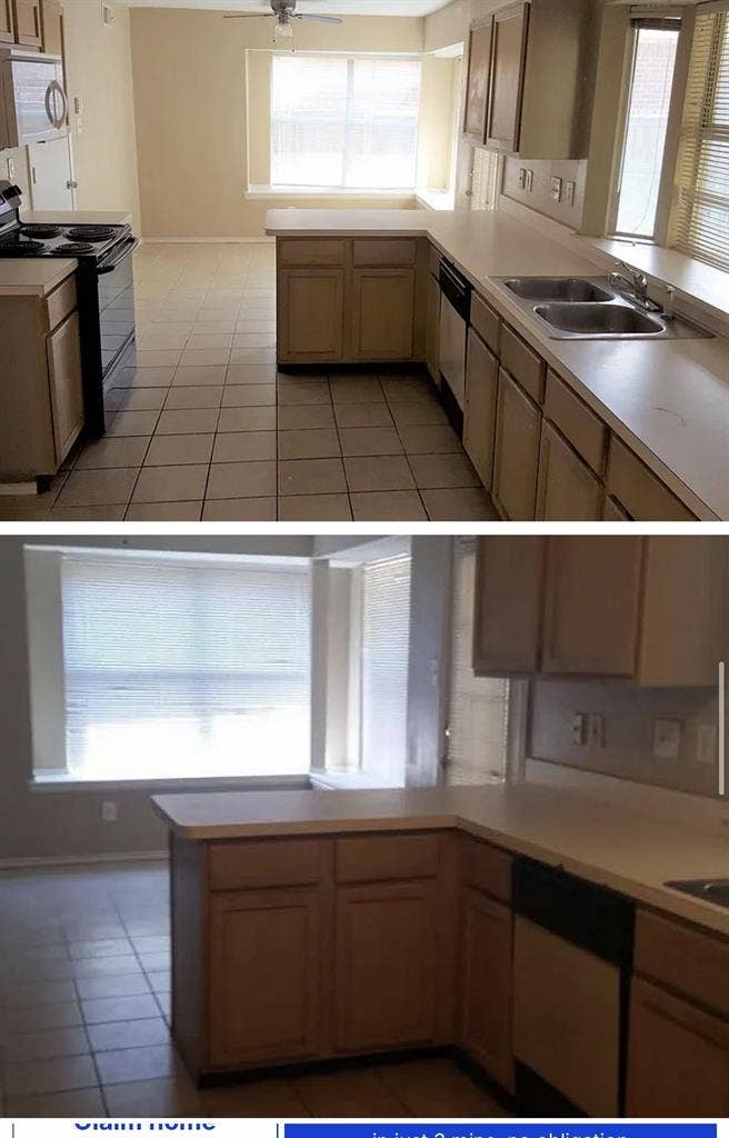 Home is furnished, room is not
