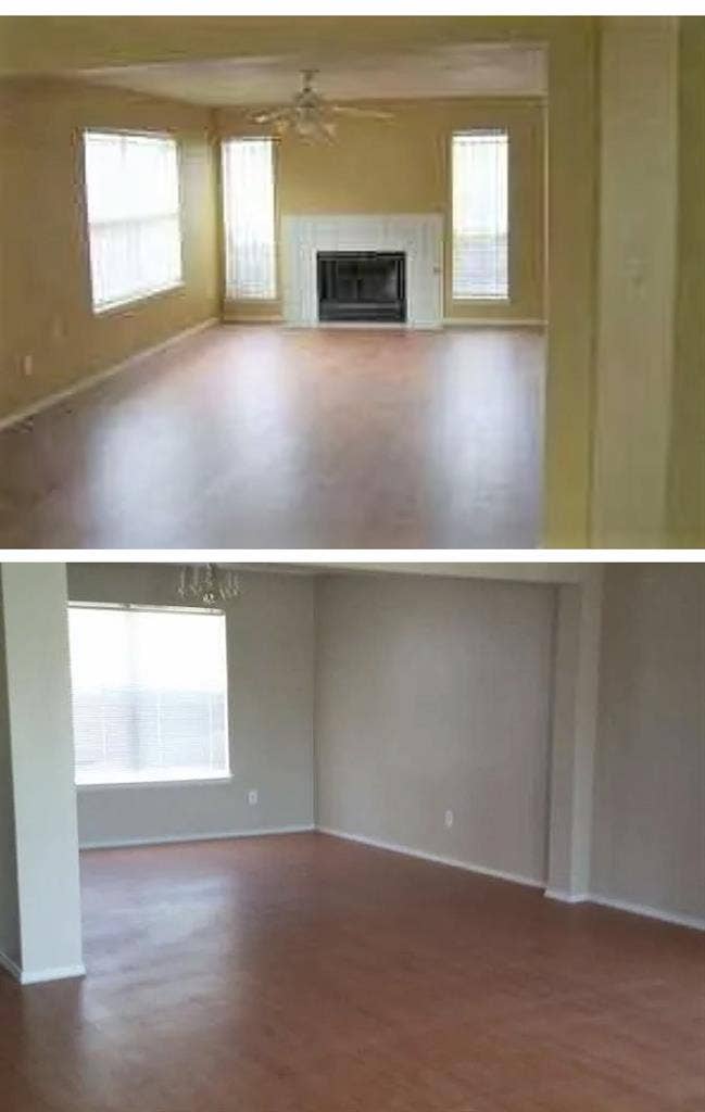 Home is furnished, room is not
