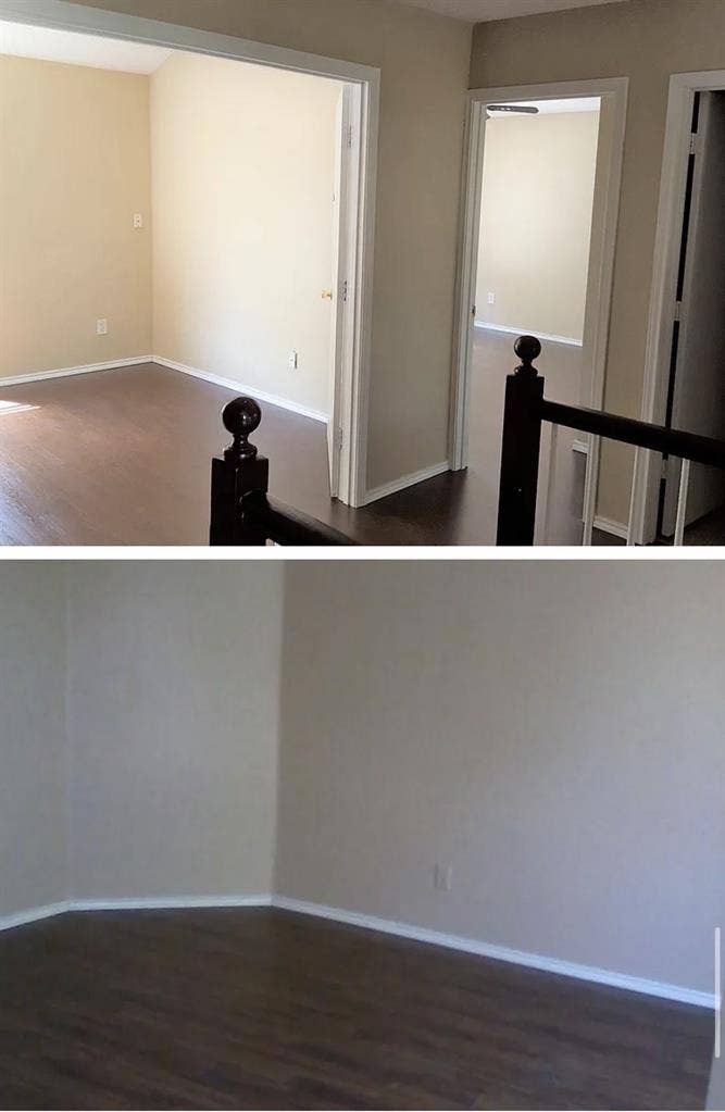 Home is furnished, room is not