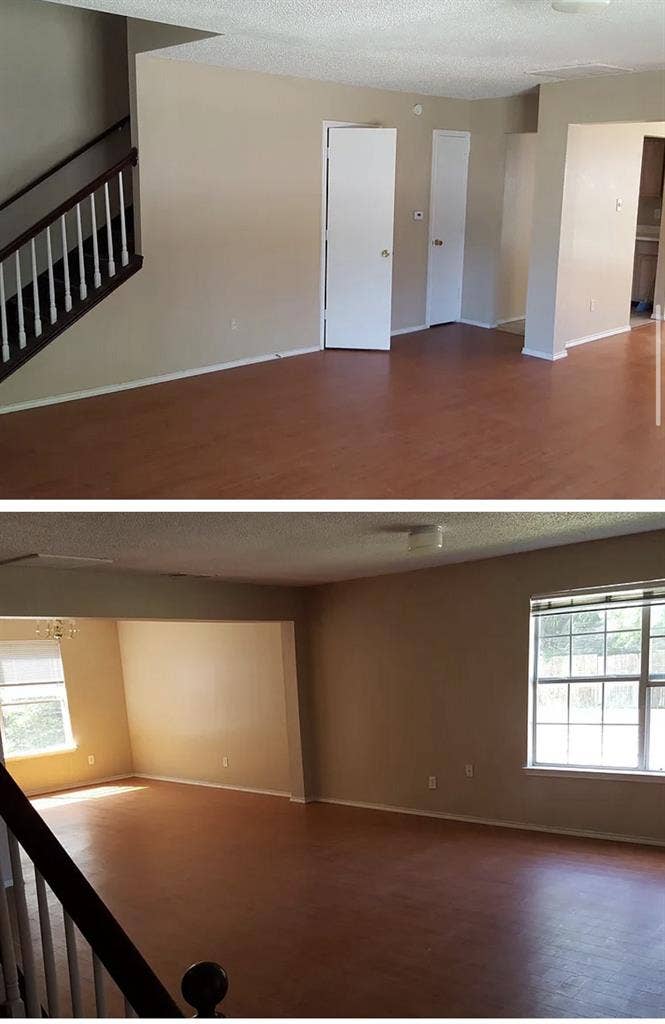 Home is furnished, room is not