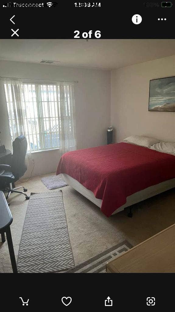 Furnished room w full private bath