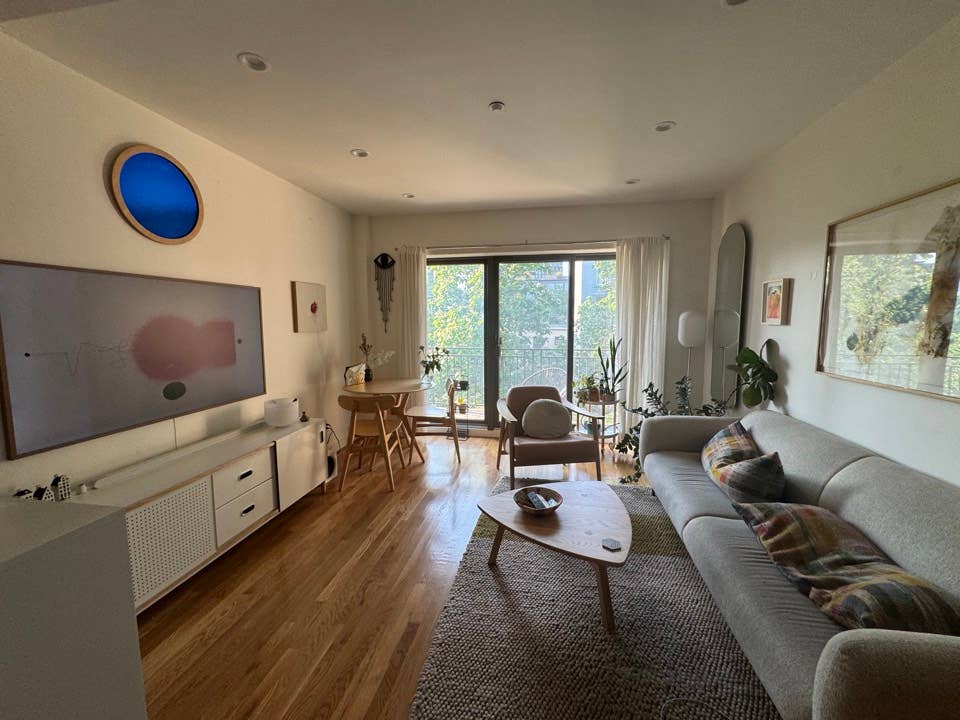 furnished room and bath in bk