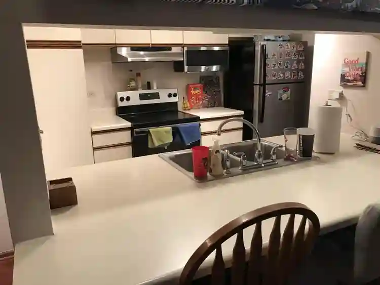 Furnished bedroom w/ walk in closet