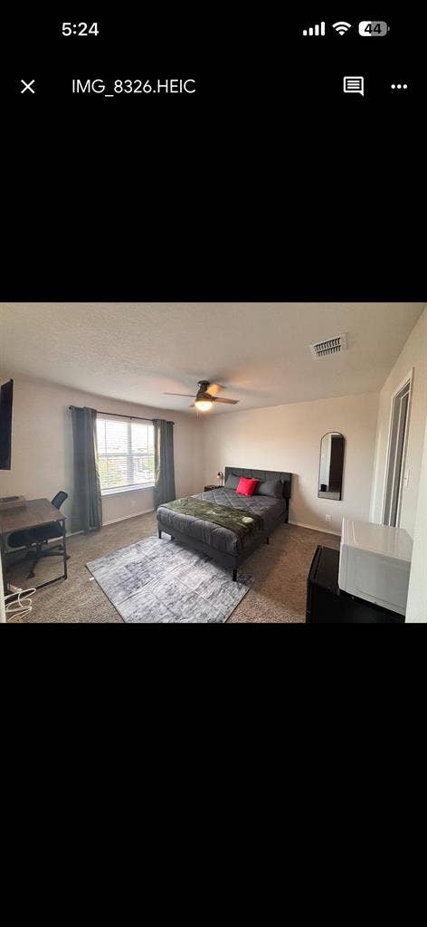 Queen bedroom available now!