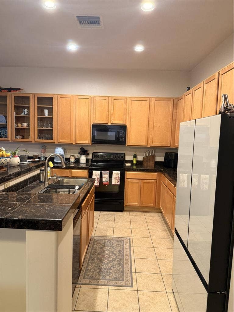 Specious semi furnished room