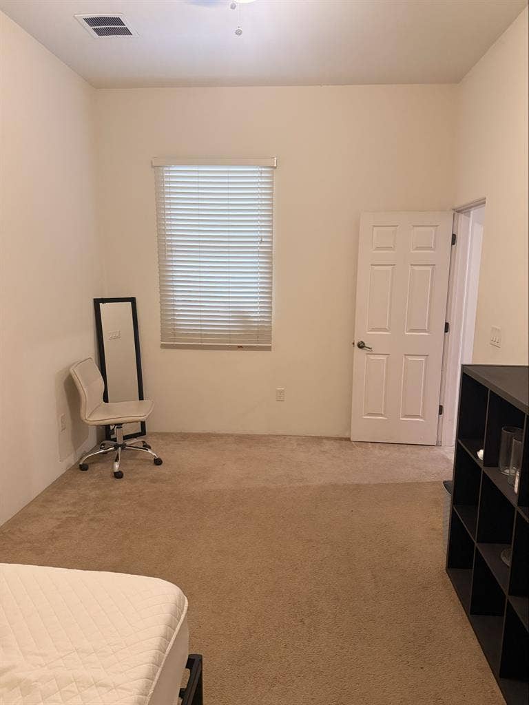 Specious semi furnished room