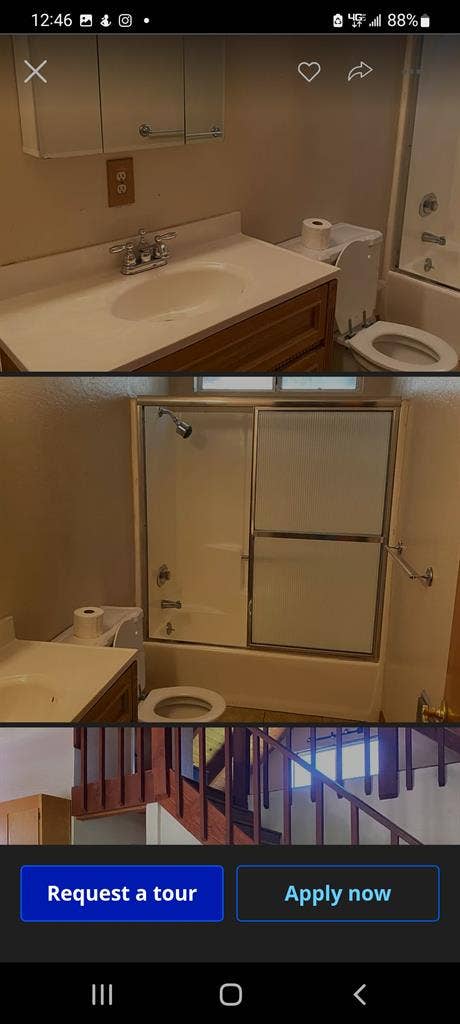 3 bed 2 bath, sits on a acre.