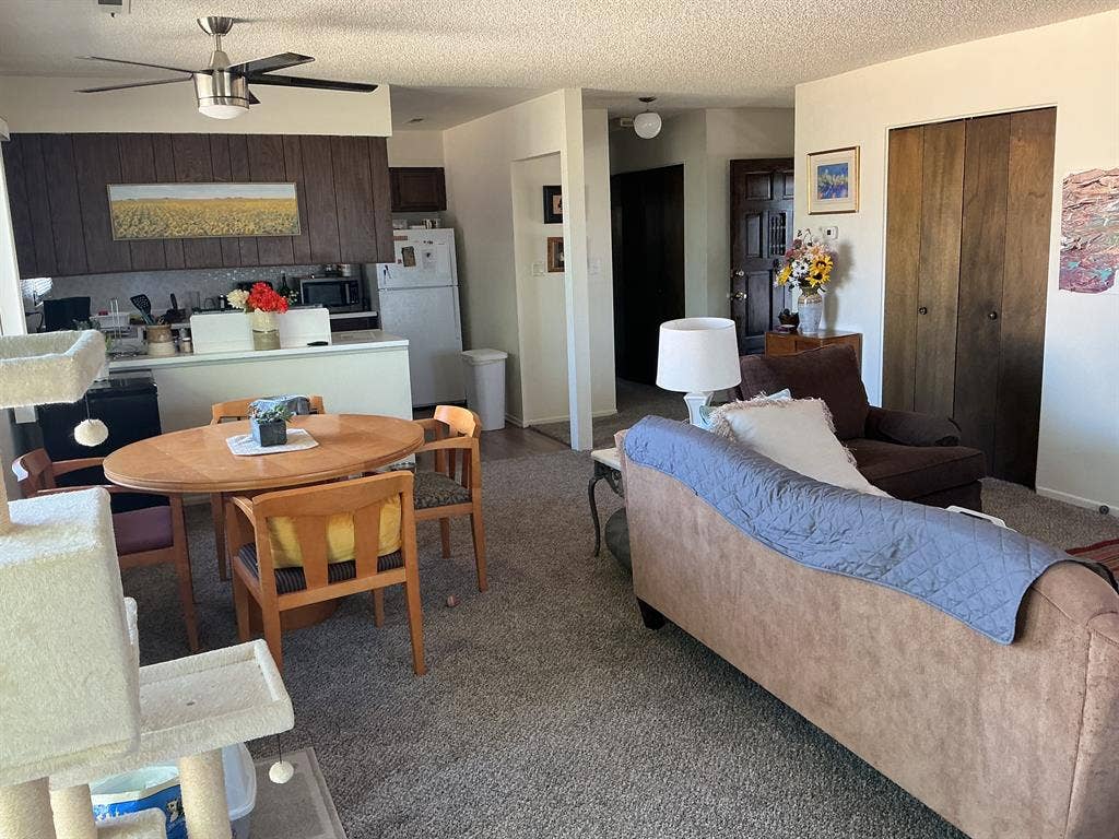 Senior offers a room