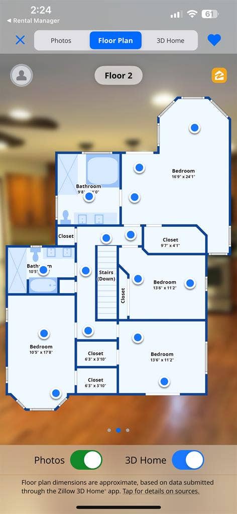 Huge 7 bedrm almost lakefront home!