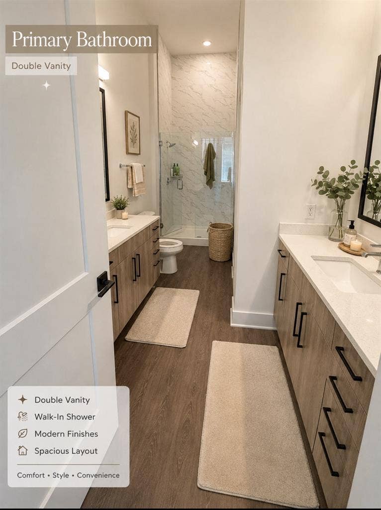 Beautiful & Spacious 2BR/2BA