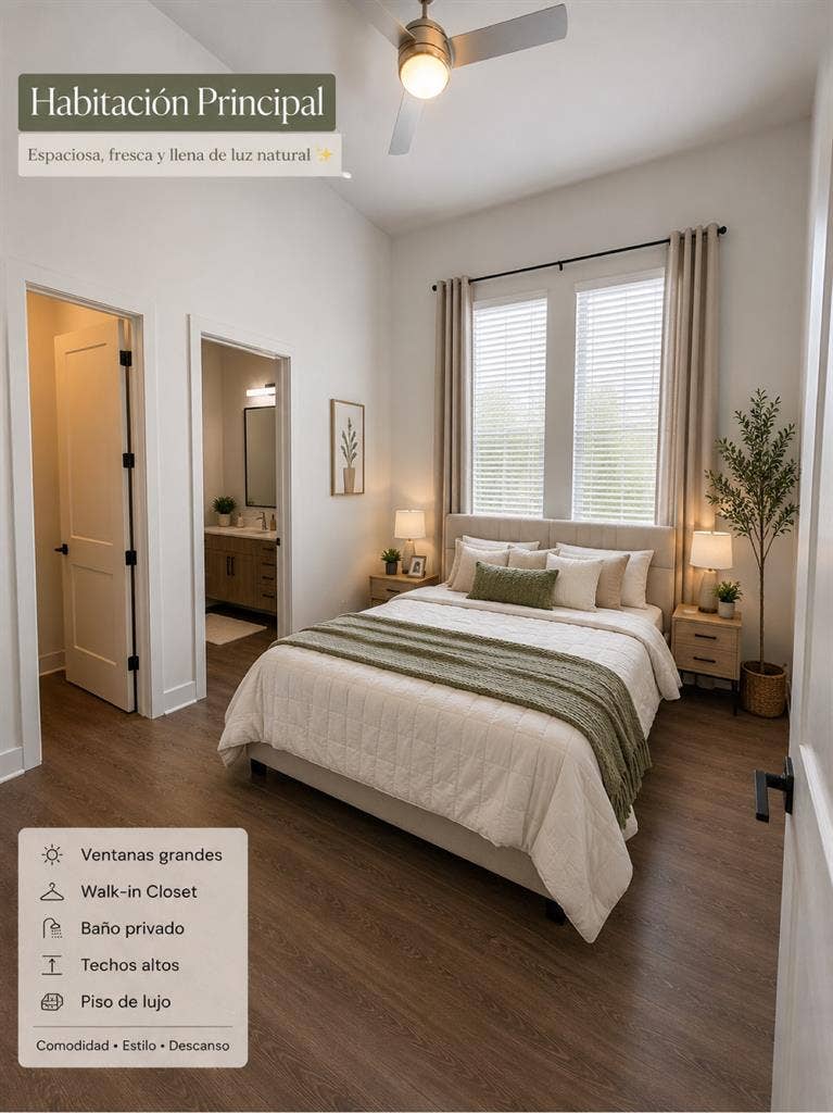 Beautiful & Spacious 2BR/2BA