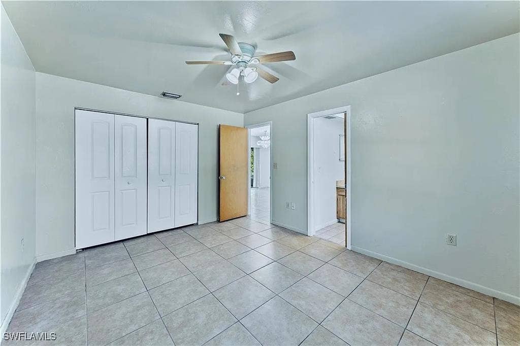 Master bedroom with private bath