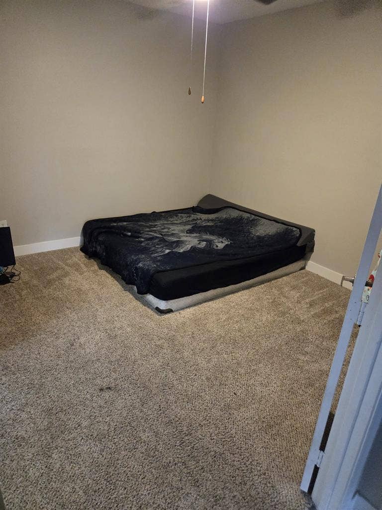 Private bedroom and bathroom