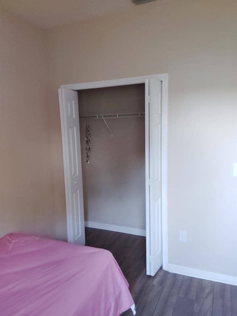 Available furnished bedroom