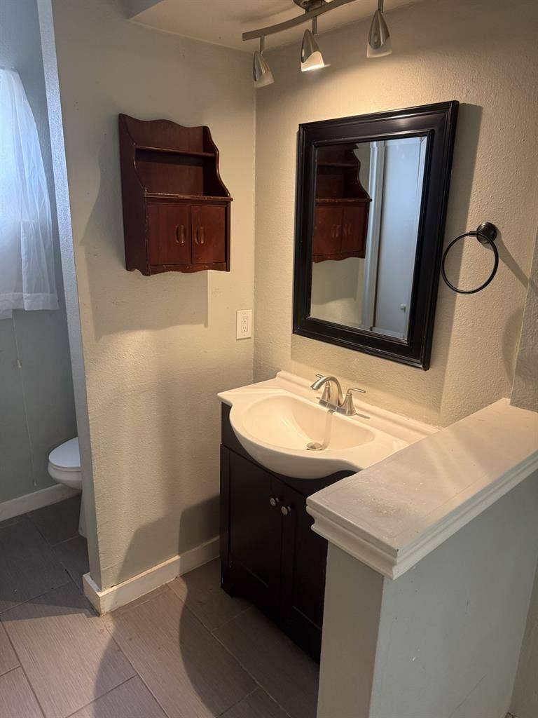 Great location! Large room 1/2bath