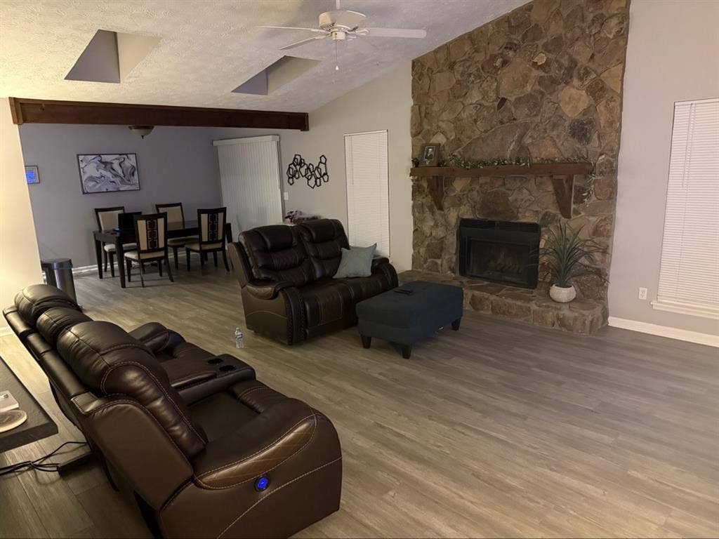 Private bedroom and bath in house