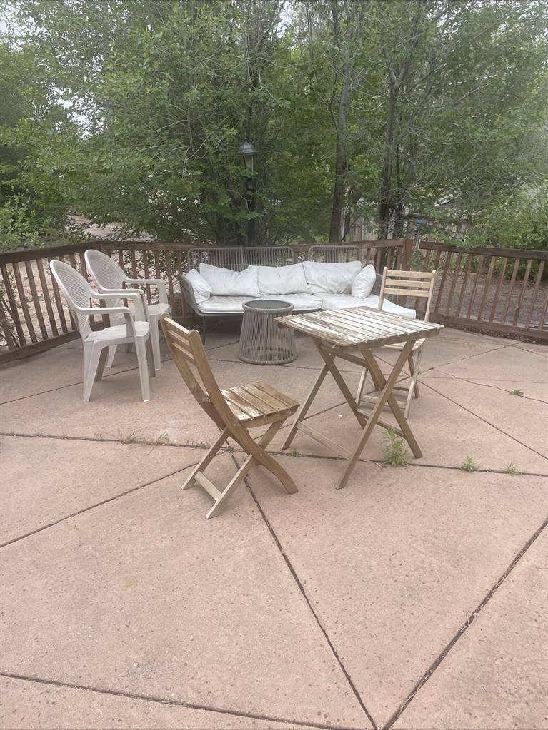 Partially furnished, room for rent