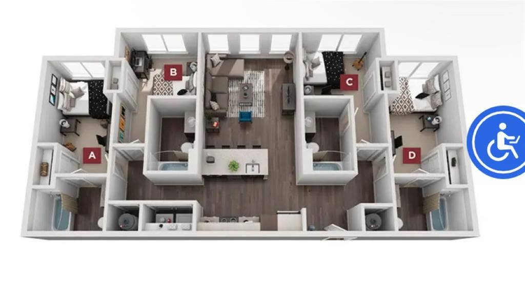 1 Bed/ 1 Bath in Shared Apartment