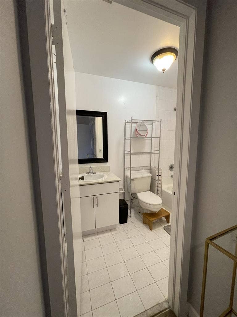 Spacious in-suite room, in a duplex