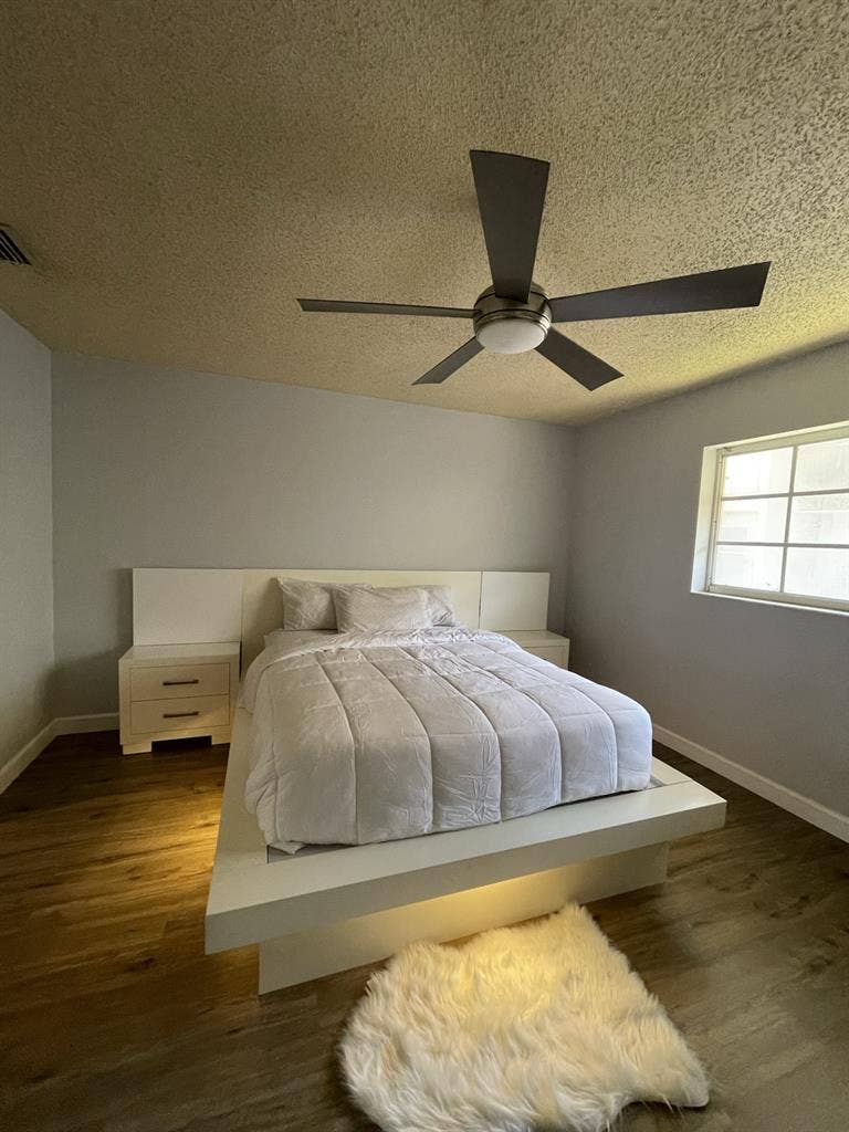 Spacious in-suite room, in a duplex