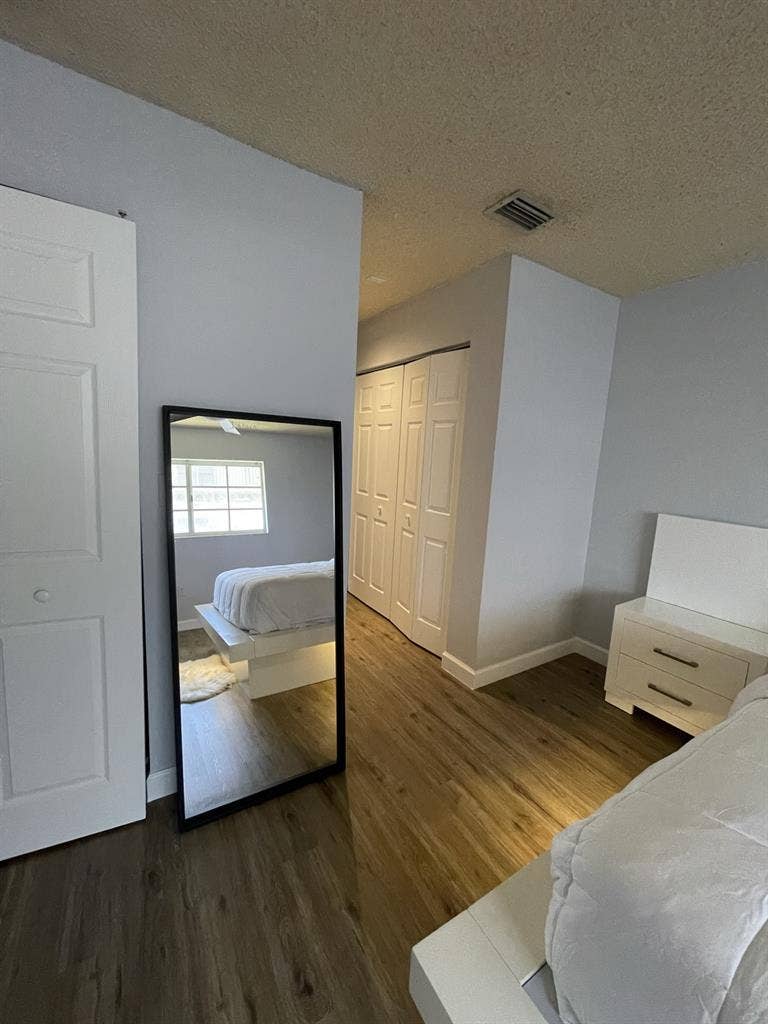 Spacious in-suite room, in a duplex