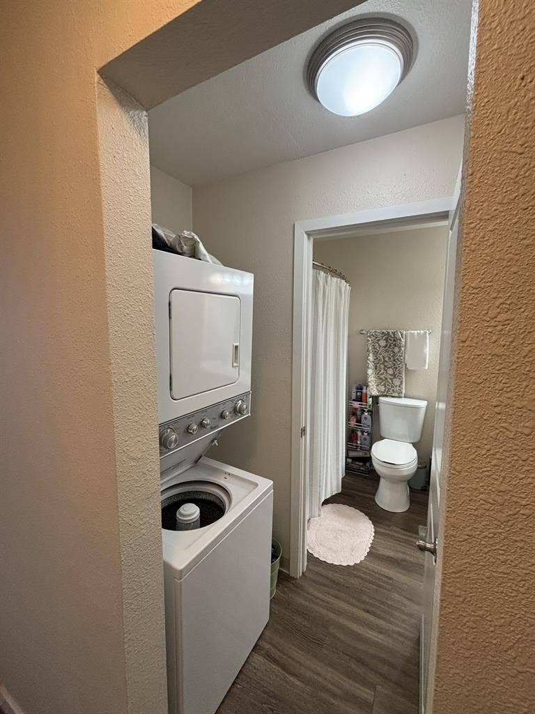 carpeted with large closet