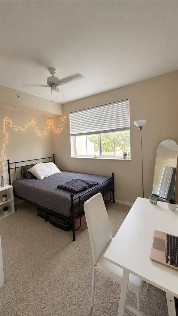 Private bed and bath available