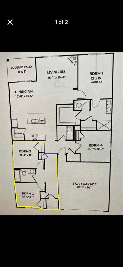 New four bed two bath house Listing