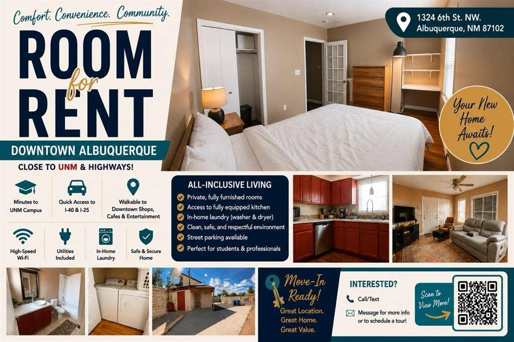 Room for rent- Downtown ABQ