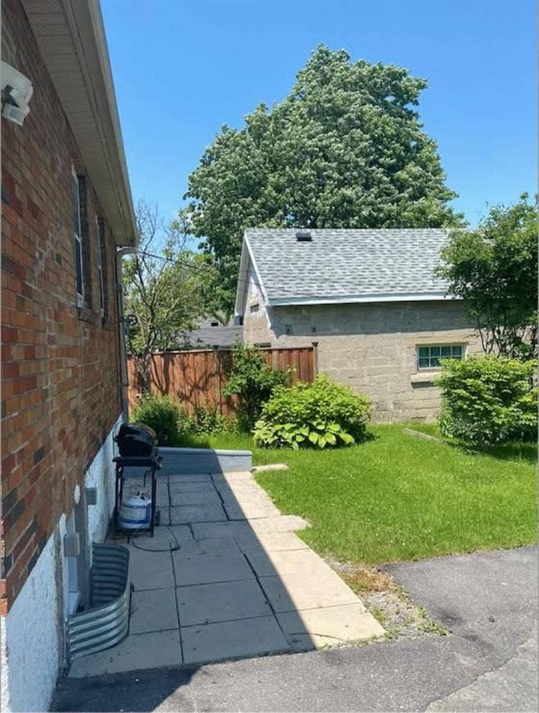 Furnished basement apartment