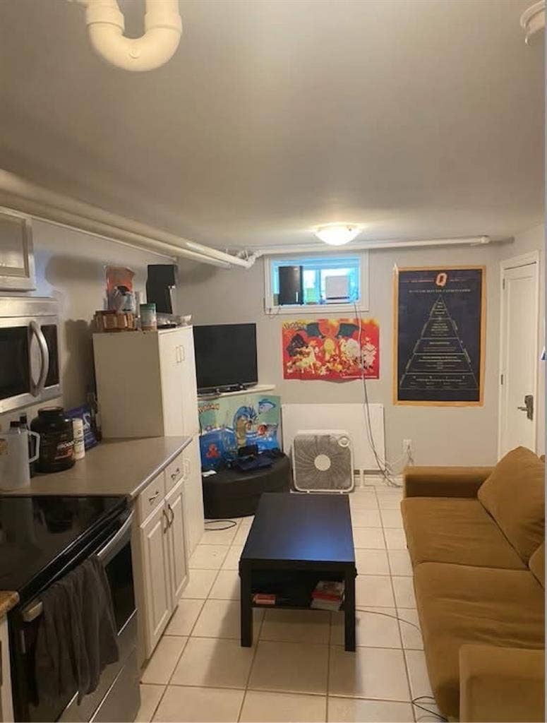 Furnished basement apartment
