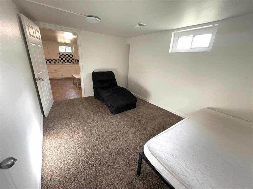 Basement bedroom
