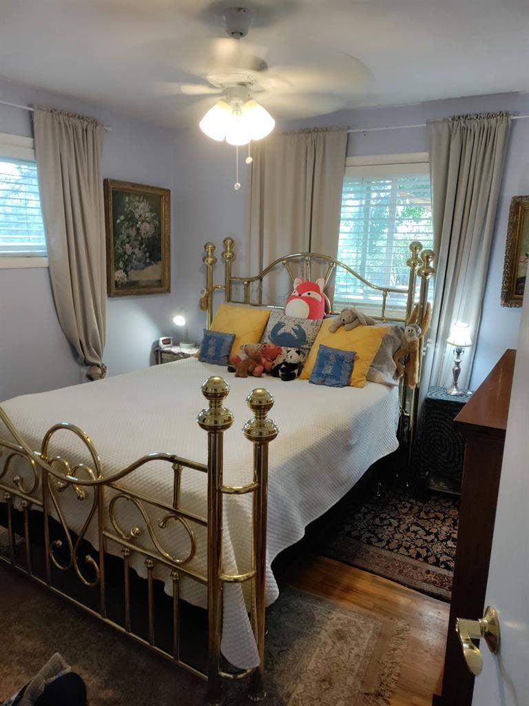Master bed + bath in Littleton home