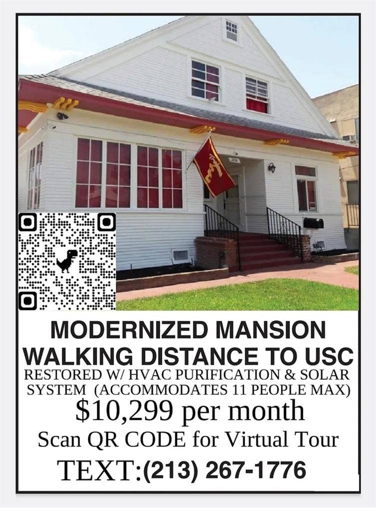 WALKING DISTANCE TO USC CAMPUS