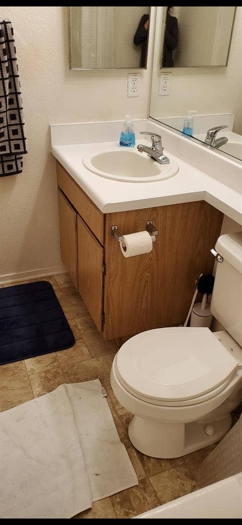 Large room with private bathroom