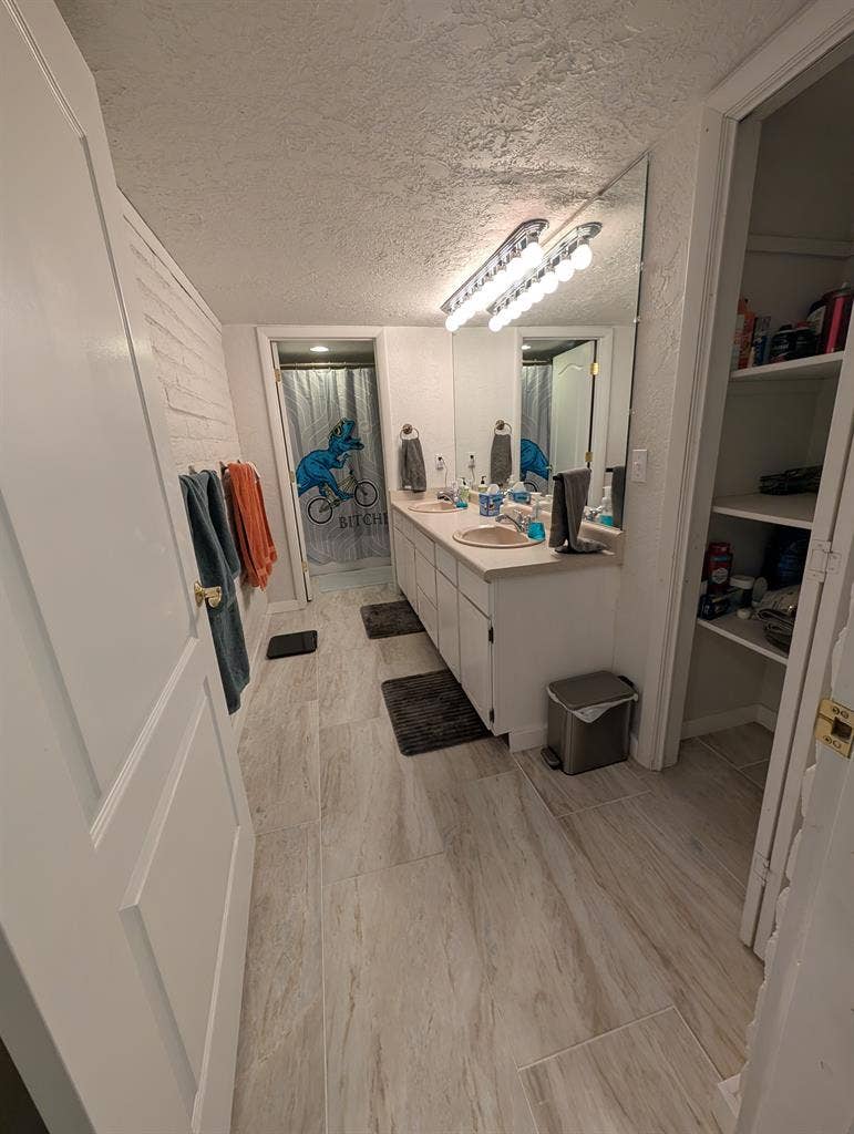 Unfurnished bedroom in house